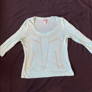 Turquoise Alberto Makali quarter sleeve